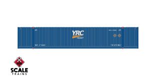 Operator HO Scale CIMC 53’ Corrugated Dry Container, YRC Freight