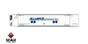Operator N Scale CIMC 53’ Reefer Container, Alliance Shippers
