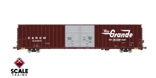 Operator HO Scale Thrall 86' High-Cube Double-Plug-Door Boxcar, Denver & Rio Grande Western/D&RGW