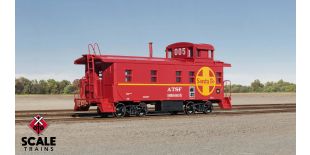 Kit Classics HO Scale Steel Cupola Caboose, Santa Fe			