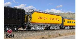 Rivet Counter HO Scale Union Pacific 24C Fuel Tender, No Number by ScaleTrains.com