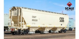 Rivet Counter HO Scale Gunderson 5188cf Covered Hopper by ScaleTrains.com