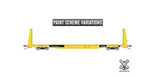 Rivet Counter HO Scale BSC F68AH Bulkhead Flatcar, TTPX/Speed Logo by ScaleTrains.com