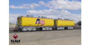 Rivet Counter N Scale Union Pacific Late Steam Excursion Water Tender Set- 2 Digit Address Only