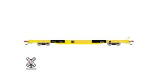 Rivet Counter HO Scale BSC F68DH Flatcar, Trailer Train/Speed Logo/TTJX