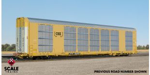 Rivet Counter HO Scale Gunderson Multi-Max Autorack, CSX/Boxcar Logo/CTTX