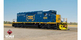 Rivet Counter HO Scale EMD SD40-3, CSX/YN3 Boxcar Logo/Yellow Plow