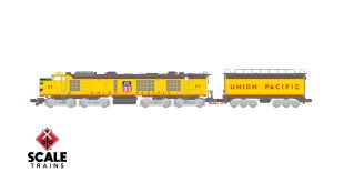 Rivet Counter N Scale GE Standard Turbine with Tender, Union Pacific