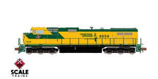 Rivet Counter N Scale GE DASH 9, Chicago & NorthWestern/Operation Lifesaver