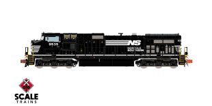 Rivet Counter N Scale GE DASH 9, Norfolk Southern/Solid Frame Stripe