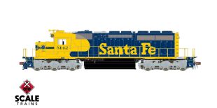 Rivet Counter HO Scale EMD SD40-2, Santa Fe/EMD Lettering