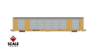 Rivet Counter HO Scale Gunderson Multi-Max Autorack, TTX/Yellow/TTGX 
