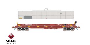 Rivet Counter HO Scale Thrall-Trinity 42’ Single-Hood Coil Steel Car, CSS/Ex-Conrail Coil Shield 2 Patch/Gray Hood