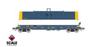 Rivet Counter HO Scale Thrall-Trinity 42’ Single-Hood Coil Steel Car, MBKX/Ex-CSX Patch