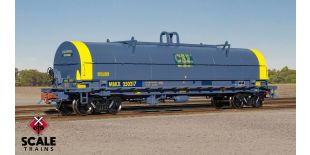 Rivet Counter HO Scale Thrall-Trinity 42’ Single-Hood Coil Steel Car, MBKX/Ex-CSX Patch