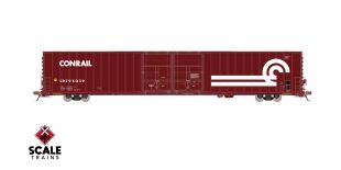 Rivet Counter HO Scale Thrall 86' High-Cube Double-Plug-Door Boxcar, Conrail/Extra Large Logo/CR