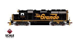 Rivet Counter HO Scale EMD GP40 Phase IIc, Rio Grande/Large Billboard Lettering