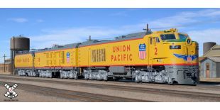 Museum Quality HO Scale Union Pacific GE 8500 Horsepower "Big Blow" Turbine #2