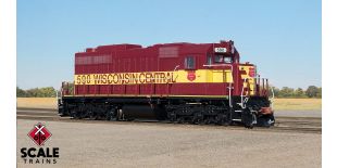 Museum Quality HO Scale EMD SDL39, Wisconsin Central