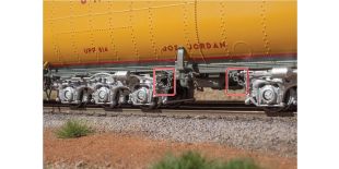 HO Union Pacific Tender Truck Safety Chain Detail Set (8)