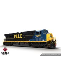 Rivet Counter HO Scale GE ES44AH, CSX/Heritage/Pittsburgh & Lake Erie/P&LE #1875