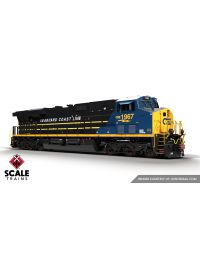 Rivet Counter HO Scale GE ES44AH, CSX/Heritage/Seaboard Coast Line/SCL #1967