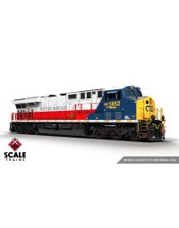 Rivet Counter HO Scale GE ES44AH, CSX/Heritage/Western Maryland/WM #1852