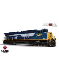Rivet Counter HO Scale GE ES44AH, CSX/Heritage/Richmond, Fredericksburg & Potomac/RFP #1836