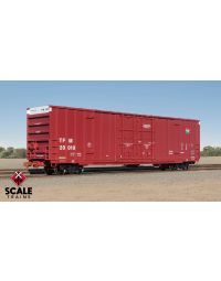 Operator HO Scale Trinity 60' 7500 8' Double-Plug-Door High-Cube Boxcar, Transportacion Ferroviaria Mexicana/TFM