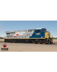 Rivet Counter HO Scale GE ES44AH, CSX/Heritage/Seaboard System #1982