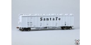 Operator HO Scale GATC 4180 Airslide Covered Hopper, Santa Fe/Billboard