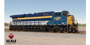 Rivet Counter HO Scale GE ES44AH, CSX/Heritage/Chesapeake & Ohio/C&O #1869