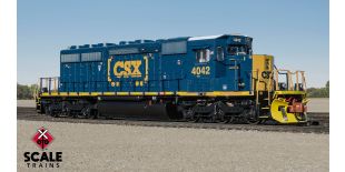 Rivet Counter N Scale EMD SD40-3, CSX/YN3 Boxcar Logo/Yellow Plow