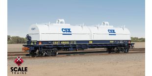 Rivet Counter HO Scale Thrall 2-Hood Coil Steel Car, CSX/White Hoods