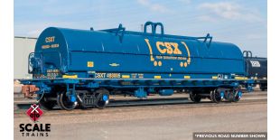Rivet Counter HO Scale Thrall-Trinity 42’ Single-Hood Coil Steel Car, CSX/Boxcar Logo