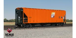 ExactRail N Scale Pullman-Standard 4427 Covered Hopper, Far-Mar-Co/1972 Repaint
