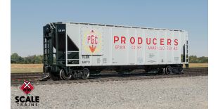 ExactRail N Scale Pullman-Standard 4427 Covered Hopper, TLDX/Producers/1966 As Delivered