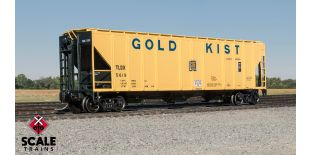ExactRail N Scale Pullman-Standard 4427 Covered Hopper, TLDX/Gold Kist/1970 Repaint