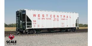 ExactRail N Scale Pullman-Standard 4427 Covered Hopper, TLDX/West Central/1964 As Delivered
