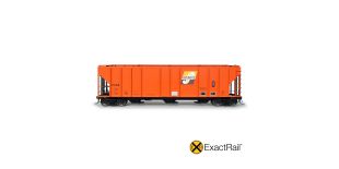 ExactRail Platinum HO Scale Pullman-Standard 4427 Covered Hopper, Far-Mar-Co/1975 Repaint