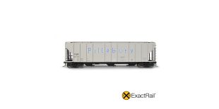 ExactRail Platinum HO Scale Pullman-Standard 4427 Covered Hopper, TLDX/Pillsbury/1966 As Delivered