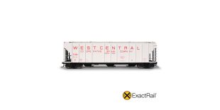 ExactRail Platinum HO Scale Pullman-Standard 4427 Covered Hopper, TLDX/West Central Coop
