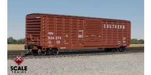 ExactRail N Scale Pullman-Standard 5277 Waffle Boxcar, Southern/1986 Claytor Repaint