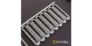 ExactRail 10' sliding door tracks/door handles/door lift tabs