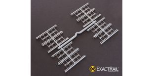 ExactRail Ladder, 3-rung with tall ladder style