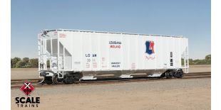 ExactRail Evolution HO Scale Evans 4780 Covered Hopper, Louisiana Midland/Natchez Route