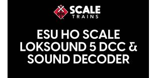ESU HO Scale LokSound 5 DCC & Sound Decoder