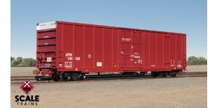 Rivet Counter HO Scale Trinity 60' 7500 12' Plug-Door High-Cube Boxcar, Atlantic & Western/ATW