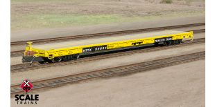 Fox Valley Models HO Scale Pullman-Standard F60GH 60' Flatcar, Trailer Train/Yellow/TT Logo/HTTX