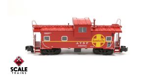 S-Helper S Scale ICC Wide-Vision Caboose, Santa Fe